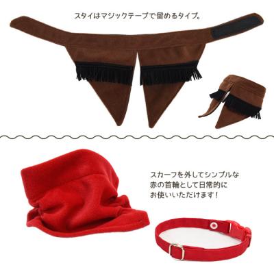 カウボーイ3点セット 帽子 スタイ スカーフ ゴロにゃんオリジナル 猫服