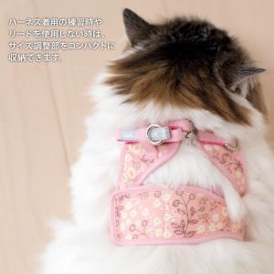 プッチ、ピンク、胸当てタイプ、わんちゃん猫ちゃん用ハーネスセット 特許取得済】ゴロにゃんオリジナル猫用ハーネス ダブルブロック