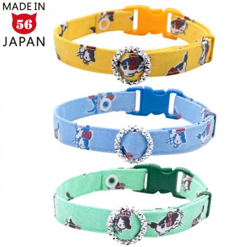 デイリーEX猫首輪 リボンねこ ゴロにゃんオリジナル猫用首輪 ( 猫柄