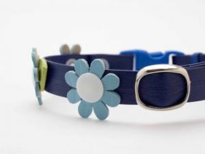 おしゃれ猫首輪 外猫ちゃんもお洒落アイテム～柔らかフェイクレザー