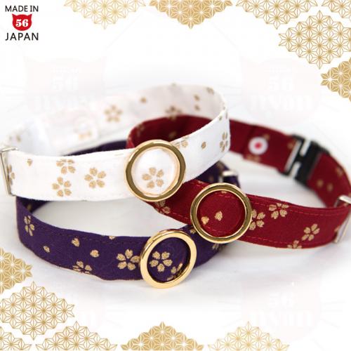 ブラウンローズ、わんちゃん猫ちゃん用首輪 楽天市場】猫用首輪 猫 ネコの首輪 和柄 可愛い 猫用 ペット用 鈴付き
