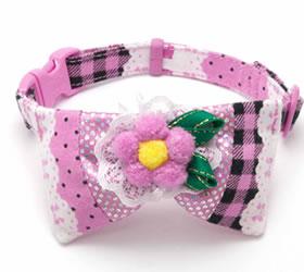 ちょこえり猫首輪 プリンセスリボンLサイズ 猫用首輪 ( ちょこえり猫