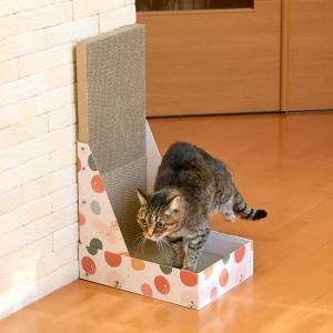 猫のツメトギ ねこうぉーる ボンビアルコン 可愛い 爪とぎ 縦型 L型