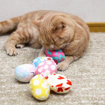 イースターエッグボール ゴロにゃんオリジナル 猫用おもちゃ 卵型 国産