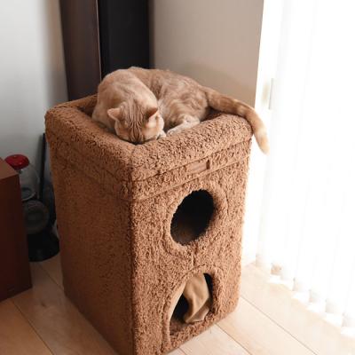 キャティーマン HOT HOME ネコの暖かいわが家 (38678) 2階建て 屋上