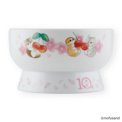 猫壱 脚付ウォーターボウル レギュラー mofusand (82091) 猫用食器