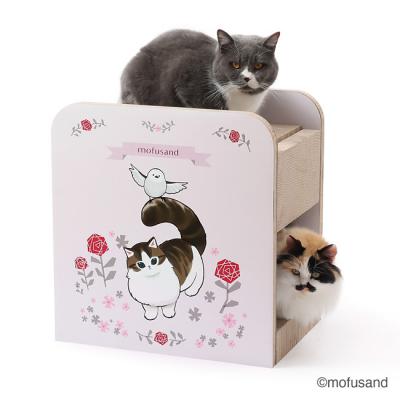 猫壱 バリバリダイカット ねこの隠れ家 mofusand 北欧風にゃん (83678