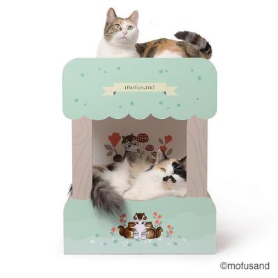 猫壱 バリバリダイカット ねこの二段ベッド mofusand 北欧風にゃん